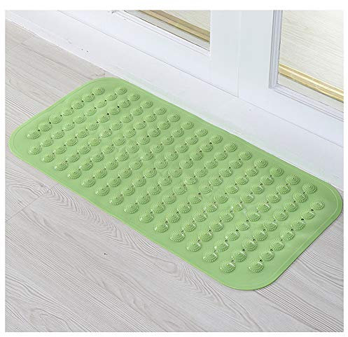 YOUCAI Badewannenmatte Duschmatte Extra Lang Antirutschmatte Badewanne Badewanneneinlage Für Kinder, Badematte rutschfest Mit Saugnapf Maschinenwaschbar,Grün,40x100cm