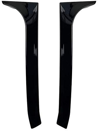 Asudaro Spoiler latéral de fenêtre, 2 pièces Spoiler latéral de lunette arrière Spoiler de protection de fenêtre Spoiler de fenêtre de voiture compatibles avec Golf 6 MK6 GTI/GTR/GTD 2008-2013