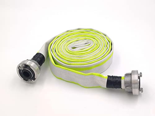 25 mm Ø - 1 tum | D-25-5 meter industrislang | Brandslang | Byggnadsslang | Flatslang | Slang med Storz-koppling