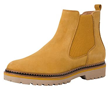 Tamaris Damen Chelsea Boots Leder; BLACK/schwarz; 36 EU