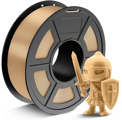 JAYO PLA+ Filament 1.75mm, PLA Plus 3D Drucker Filament 1.1kg Spulen, Maßgenauigkeit +/- 0,02, PLA+ Holzfarbe