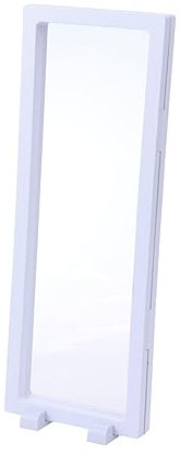 CALLARON Kasten Rahmen Schmuckkästchen Ohrringständer Schwebend Schmuckständer Zu Verkaufen Medaillenanzeige Kleiner Ständer Münze Vitrine Ausstellungsstand Armband Halter Weiß 3d