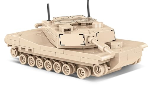 COBI Historical Collection - Juego de construcción del ejército Abrams M1A2 3106 de la Segunda Guerra Mundial, Arena del Desierto, tamaño estándar