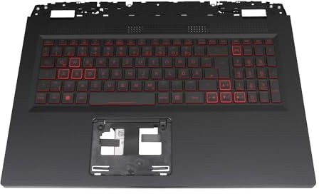 Acer 6B.QG1N2.014 Original Tastatur inkl. Topcase DE (deutsch) schwarz | mit Backlight für Nitro 5 (AN517-55)