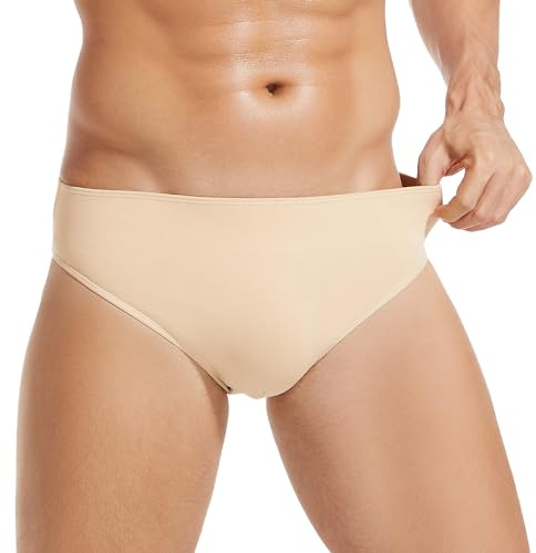 Spoxiyue Professional Ballet Nude Dance Briefs Men's Full-seat (Adult M, Nude)