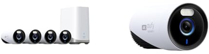 eufy Security eufyCam E330 Überwachungskamera aussen 4 Set & eufyCam E330 (Professional) Zusatz-Überwachungskamera für Außen
