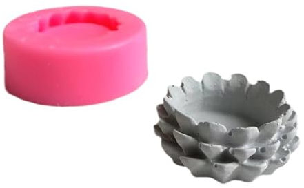 WASTEBIN Kerzenhalter Harzformen Gussformen 3D Tannenzapfen Kerzenständer Silikonformen Tischdekorationen