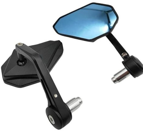 AESRTMJ Für Y&amaha MT07 MT09 MT10 FZ1 FZ6 FZ09 FZ8 XSR 700 YZF R1 R3 R6 XSR 900 YZF R125 FJR1300 Für Tracer 900 Motorrad-Lenkerendenspiegel