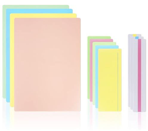 TRKETK 12 Pièces Regle de Lecture, Bande de Lecture Guidée Dyslexie Règle de Lecture de Surbrillance Colorée Règle de Suivi pour Guider les Lecteurs Débutant pour L'enseignement et L'aide à la Lecture