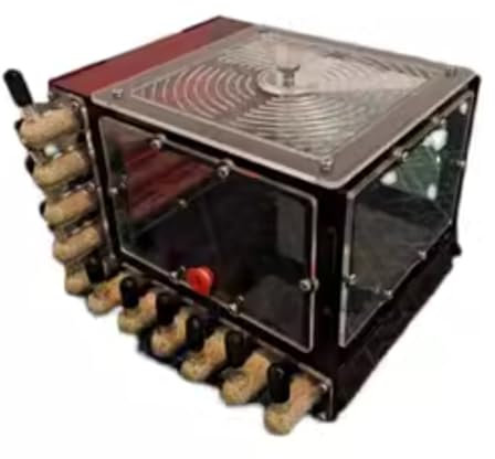 FENGJISUN Ameisenfarm Ameisen Farm Ameisenfarm Schloss Ameisenfarm Glassand Reagenzgläser Ameisenburg Blackout Ameisenhabitat Wissenschaft Lernen Ameise Ameisenfarm Erwachsener