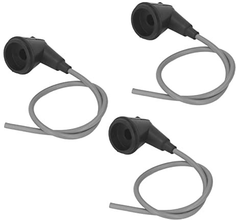 GRCFUMO Cavo di accensione per motosega da 3 pezzi, set di cavi per candele, copertura ad alta tensione per cavo di accensione per catena per motosega 070 090 0000 405 0600