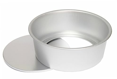 Alipis Teglia Per Torta Rotonda in Alluminio Anodizzato Da Fondo Rimovibile e Finitura Antiaderente Per Torte Cheesecake e Dessert