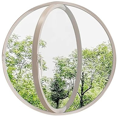 FenêTre Coulissante Fenêtre de hangar ronde rotative à 360°, pour intérieur, maison, garage, sous-sol, ventilation, décoration, éclairage, hublots, verre transparent(60cm/23.6)