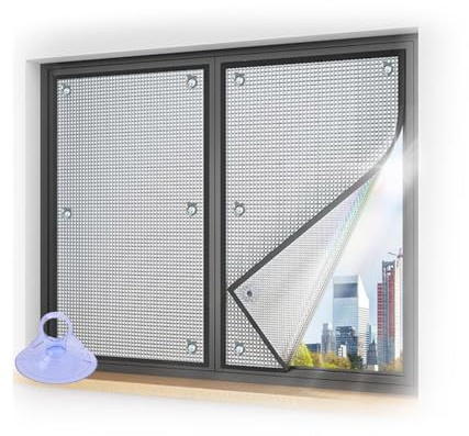 Pellicola Per Finestre Oscuranti Protezione Solare Privacy Per Vetro,Pellicola Controllo Del Calore,Isolamento Termico,Riflettente Termico,Riflettente,Anti UV,Stanza Sole Vetri(160x240cm)