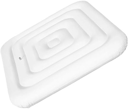Cubierta de hidromasaje inflable cuadrada de bajo consumo, práctica tapa de aislamiento de PVC para uso al aire libre, cubierta de PVC