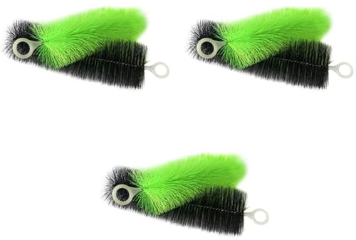 HOMSFOU 6pcs Aquarium Filter Cleaning Brushes Black Plastic and Stainless Steel Fish Tank Brushes for Effective Algae Removal and Water Tank Maintenance
