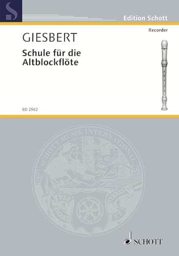 Schule für die Altblockflöte: Stützfingertechnik. Zugleich Duettbuch für Schüler und Lehrer. Anhang: Techn. Studien für die Solo-Blockflöte