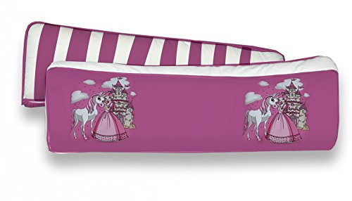 Rückenkissen-Set für Kinderzimmer Kinderkissen, Kissenfarbe:Horse Pink