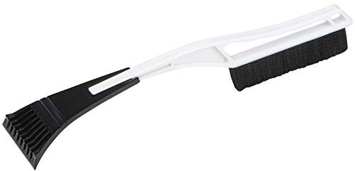 Eiskratzer aus Kunststoff mit abnehmbaren Kratzer und Besen