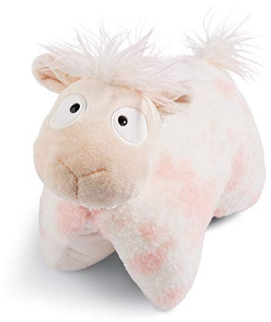 NICI Kuscheltierkissen Lama-Baby Cloudi 34 x 26 cm – 2 in 1: Kuscheltier & Kuschelkissen für Mädchen, Jungen & Babys – Flauschiges Lama Stofftier & Stofftier-Kissen – Lama Kuscheltier & Kissen – 45408