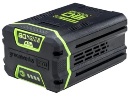 Greenworks Tools 80V 4Ah G80B4+ Lithium Ionen Akkus für Akku-Rasenmäher Heckenschere Heckenschere Kettensäge Laubbläser