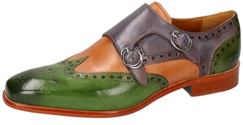 Melvin & Hamilton Bond 5, Mocasín Monkstrap Hombre, Multicolor, 43 EU