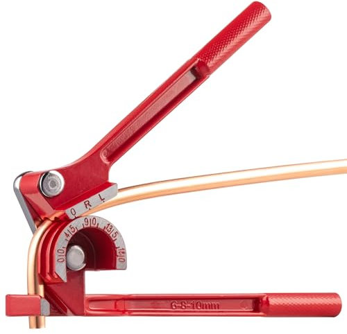 Hardys Mini Pipe Bender 3-in-1 | 6/8/10mm | 180° Copper Tube Bender 1/4'' 5/16'' 3/8'' | Boiler, Refrigeration System, ACR, Copper, Aluminium, Brass Pipe Bending Hand Tools