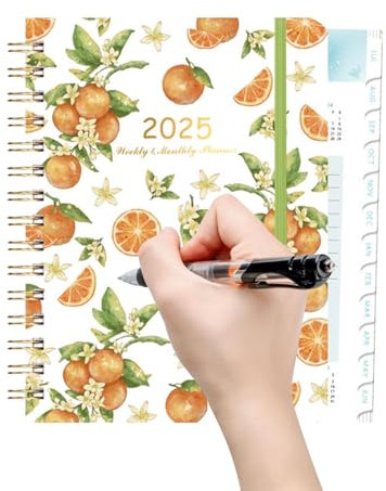 Planungsbuch 2025, Tagesplaner, Planung des Pflanzeneinbandes, Arbeitsorganisationsbuch, Wochen- und Monatsplaner, Stundenplaner