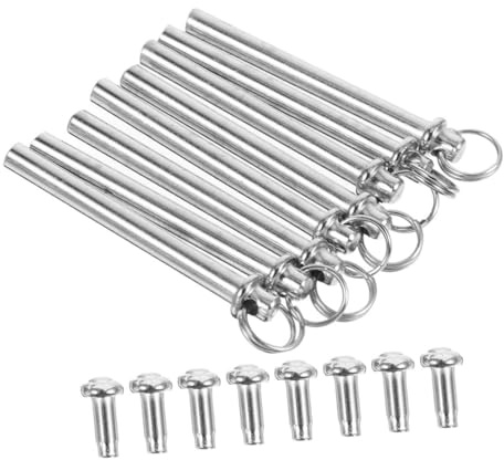 BESTOYARD Kit di Riparazione Ventaglio Pieghevole 10 Pezzi Rivetti in Acciaio Inox per Sostituzione Albero, Accessori per Ventaglio Manuale, Componenti di Fissaggio per Riparazione Fai