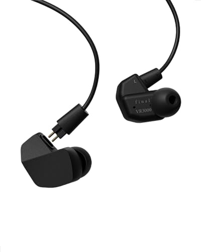final VR3000 Recable for Gaming, Wired Gaming Earphones, Binaural 3D Surround Microphone Included (Gaming/VR/Binaural/ASMR/360 Audio Recommended)