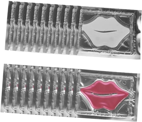 Veemoon Maschera Idratante e Rimpolpante Per Labbra Al Collagene, Patch Nutrienti e Schiarenti, 20 Pezzi, Maschera Rinnovatrice Per Labbra Per Cura e Idratazione Quotidiana