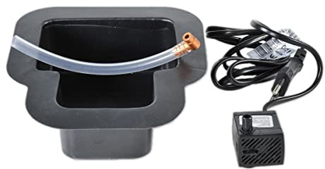 Moranduzzo Kit per Fontana con Vasca, Pompa, Tubo e Rubinetto – Accessorio Artigianale per Presepe fai da te – Made in Italy