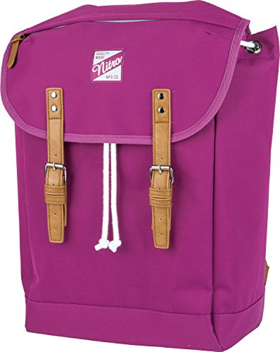 Nitro Venice Urbaner Freizeit Rucksack Im Retro Look Mit Gepolstertem 15'' Laptop Fach, Schulrucksack, Wanderrucksack, Streetpack, 28 L