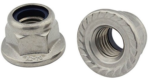 Flanschmuttern mit Sperrverzahnung (selbstsichernd) - M10 - (100 Stück) - DIN 6926 - Edelstahl A2 (V2A) - Stopmuttern/Sicherungsmuttern - SC6926 | SC-Normteile®