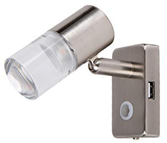 Carbest Spot LED avec interrupteur tactile et port USB dans le socle pour caravane et camping-car