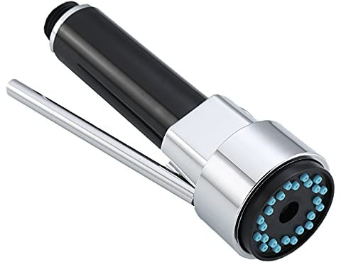 Gnimauhz bains moderne robinet d'évier de cuisine Pull JUSQUE tête de pulvérisation universelle 1/2-pouces Robinet Ferrure de tête Pièce de rechange, finition chrome