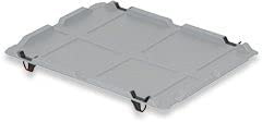 Auflagedeckel Set Eurobox NextGen mit 4 schwarzen Schiebeschnappverschlüssen | BxT 40x60cm | Eurobehälter, Transportbox, Transportbehälter, Stapelbehälter