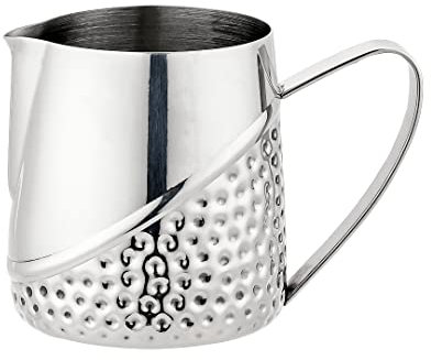 Café Olé AHM-013 - Brocca per latte in acciaio INOX 18/10, lucidata a specchio, perfetta per il servizio del tè