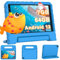 Tablet Bambini 8 Pollici, 7GB RAM 64GB ROM 1TB Espandibile, WiFi 6 BT 5.0, 5MP+2MP, 3600mAh, 1280*800, Apprendimento Educazione,GPS, Controllo Parentale, Android Tablet PC con Custodia, Azzurro