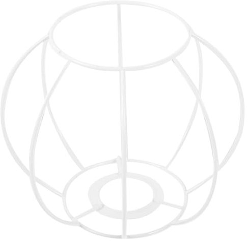 Amosfun Telaio in Per Paralume Anello Adattatore Per Lampada Da Tavolo Supporto Protezione Per Filo Accessorio Moderno Per Illuminazione