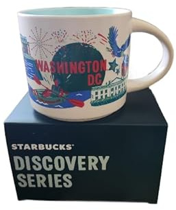 Starbucks Discovery Series Washington, DC Keramik-Kaffeetasse, 400 ml, mit Geschenkbox