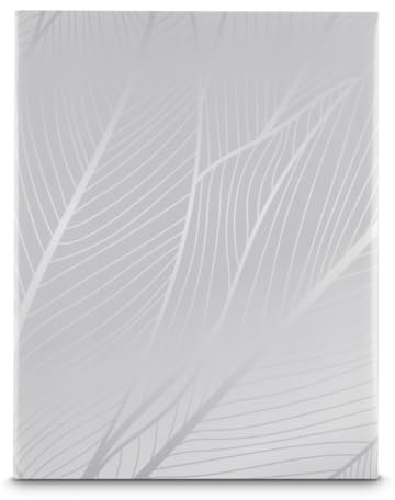 Hama Fotoalbum (zum Einstecken, Fotobuch 19x25cm, für Fotos 10x15cm, 100 Seiten) silber