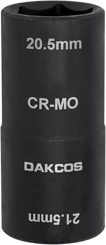 DAKCOS krafthylsa 20,5 × 21,5 mm för slagnyckel, hjulmuttrar