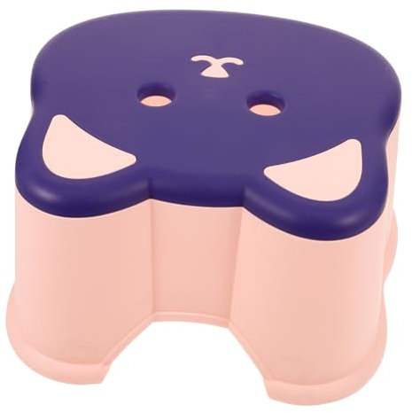 BESTonZON Kinderhocker Aus Kunststoff Mit Rutschfester Unterseite Kleiner Sitzhocker Für Kleinkinder Zum Händewaschen Und Fußwaschen Leicht Zu Reinigen Und Robust