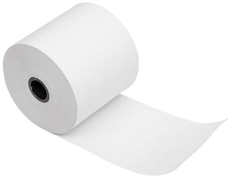 daybays Thermorollen Kassenrollen Bonrollen Thermopapier Thermo-Papierrollen für EC Cash Geräte, Kassensystem und EPOS-Drucker, BPA Frei (10, 57x60x12mm_50m)