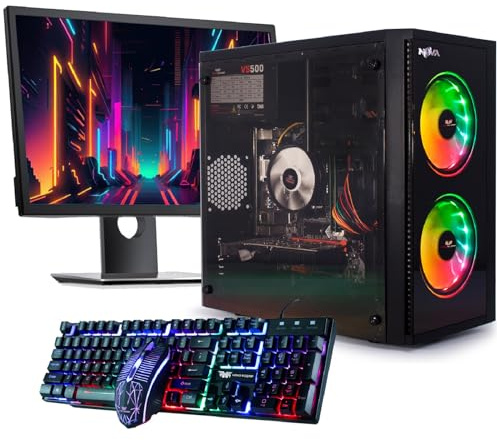 Veno Scorp Budget Gaming PC Bundle 22” Set Intel Core i5-16GB RAM - 120GB SSD - 500GB HDD – GTX 750 4GB NOVA ARGB Gaming Case - WINDOWS 10