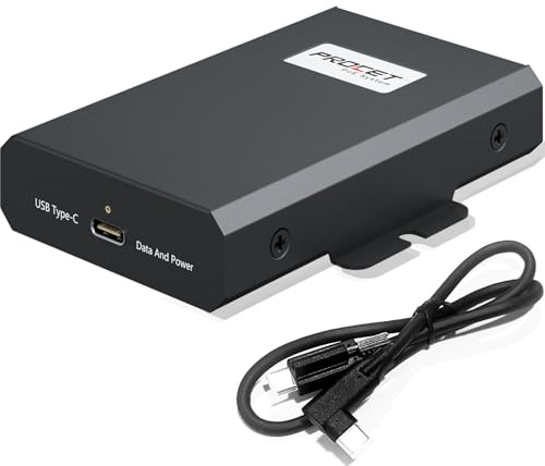 PROCET Gigabit PoE to USB C Converter 23W RJ45 to C Type Ethernet Adapter Wide Working Temp -4℉ to 131℉ for Tablet, iPad, UniFi Video Doorbell, Instant G4/ G6 Camera, Nintendo Switch, Home Assistant