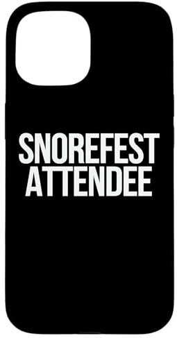 Snorefest Attendee Funny Conference Seminar Office Work Case for iPhone 15