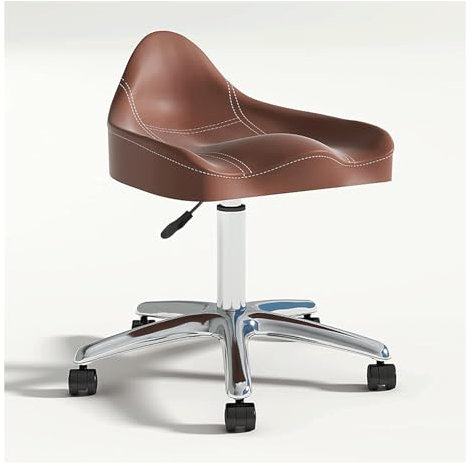 Ergonomischer Sattelhocker mit Rollen, hydraulischer Drehstuhl, höhenverstellbar, für Klinik, Zahnarzt, Schönheitssalon, Tattoo, Zuhause, Büro