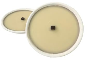 Fiaccola in Terracotta Bianca Ø 17 cm - Durata 7,5 Ore – Cera Avorio Elegante | Cereria Di Giorgio – Ideale per Eventi all’Aperto, Giardini e Terrazze